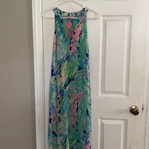 Lily Pulitzer maxi/midi dress size small.